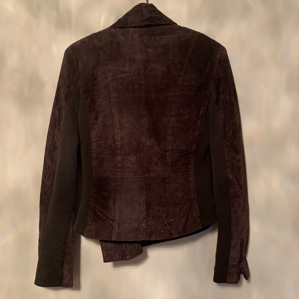 Brown suede jacket - Picture 2 of 3